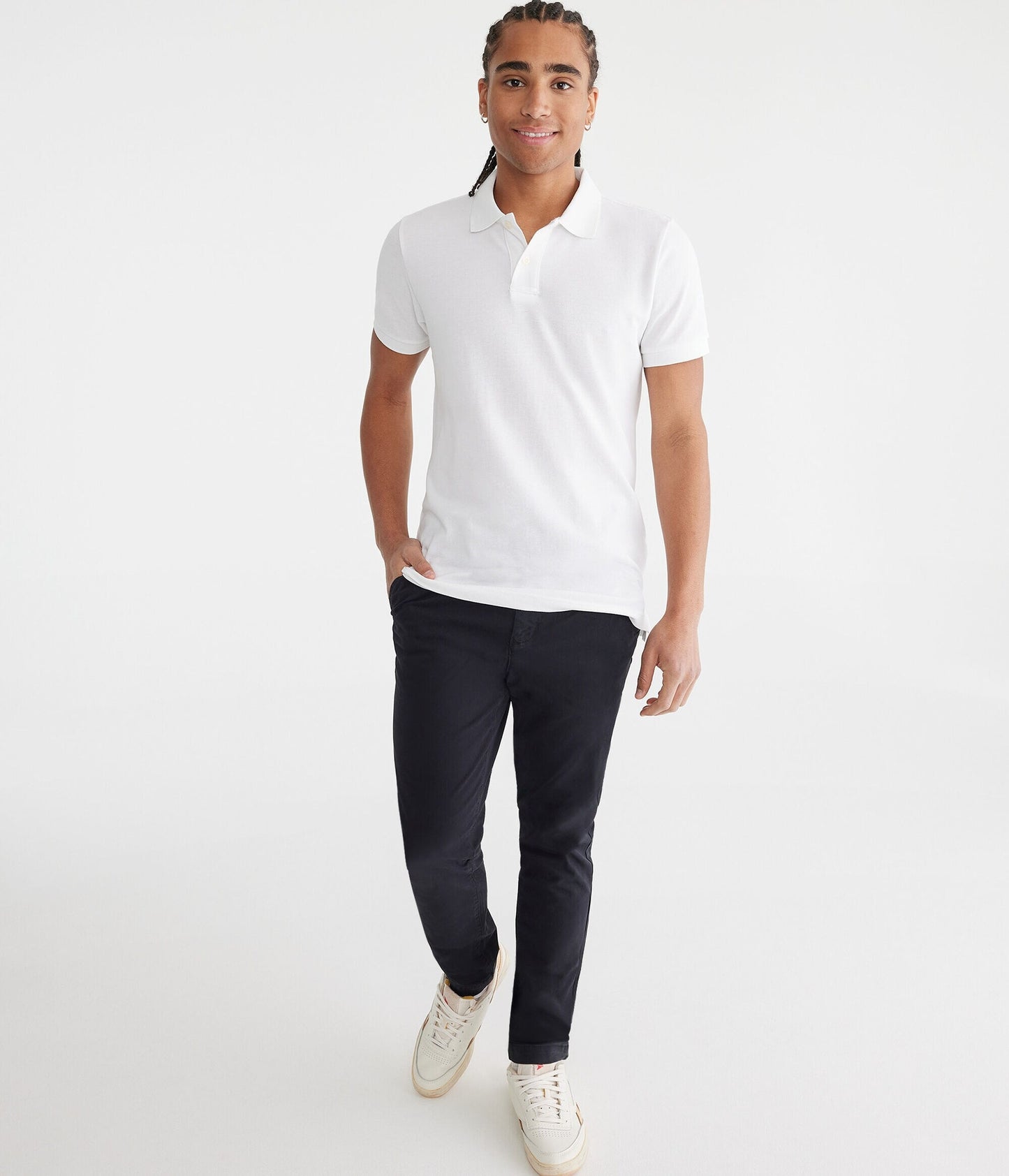 Pantalon chino ajustado