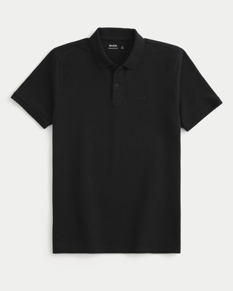Chemise unicolor con logo