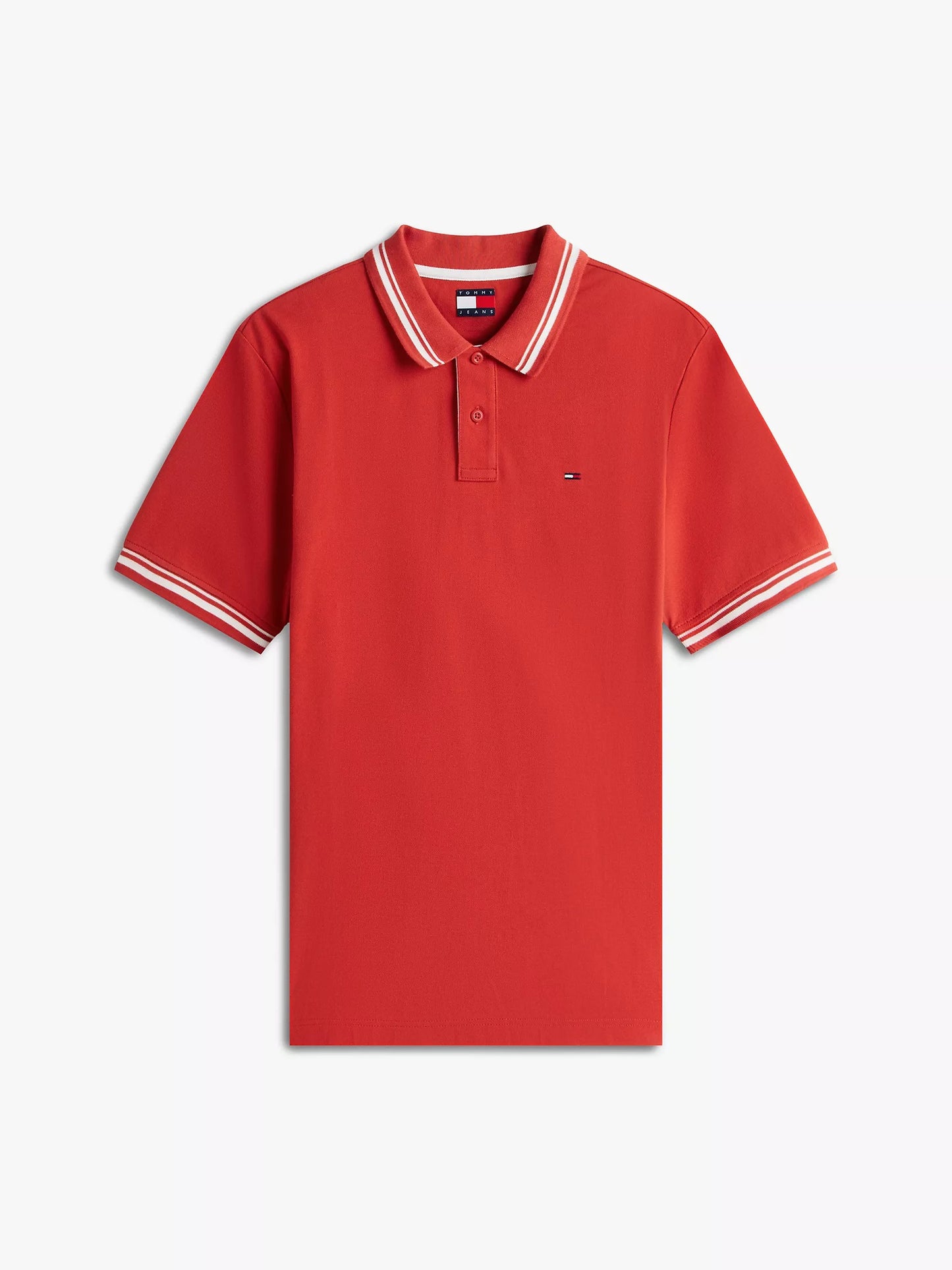 Chemise regular con cuello y mangas ribeteadas