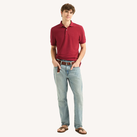 Chemise regular unicolor con logo