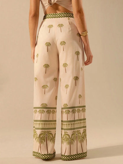 Pantalones casuales con estampado
