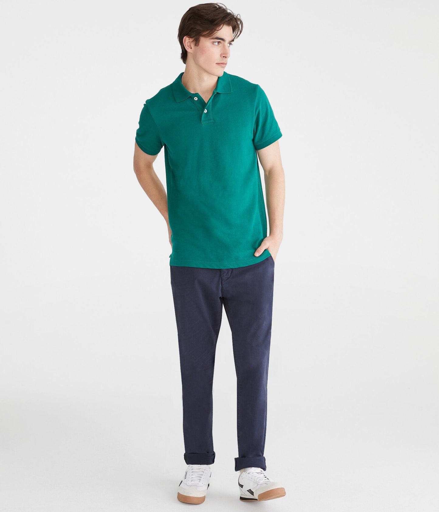 Pantalon chino ajustado