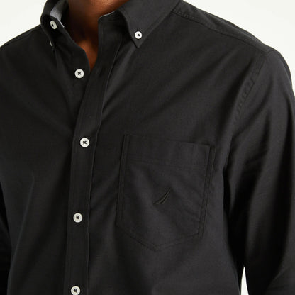 Camisa manga larga unicolor Oxford