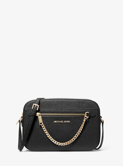 Cartera tipo bandolero piel de Saffiano