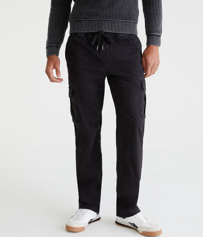Pantalón cargo recto negro