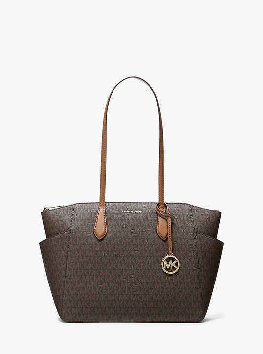 Cartera mediana Marilyn con logo estampado