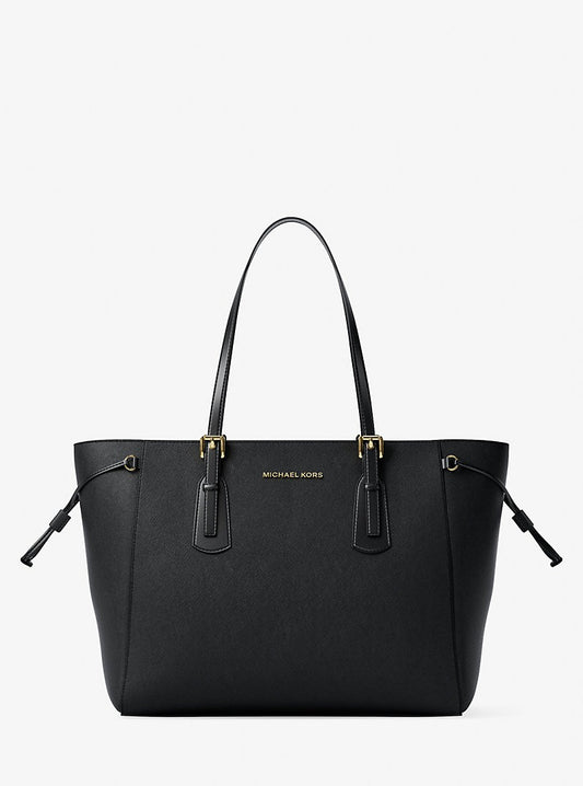 Cartera grande de piel saffiano