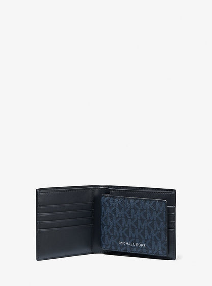 Cartera plegable con el logotipo de Cooper y tarjetero