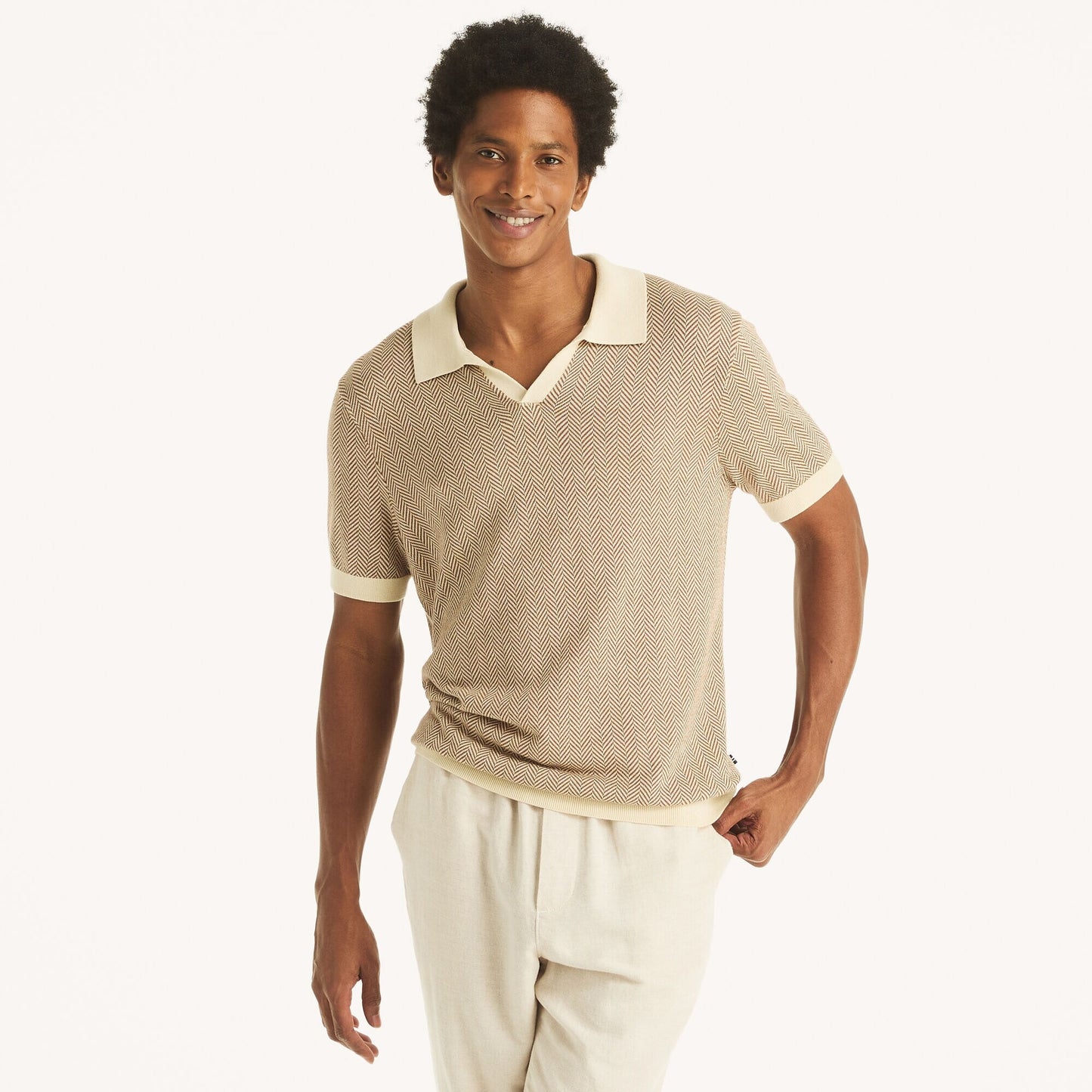 Chemise texturizada de espiga