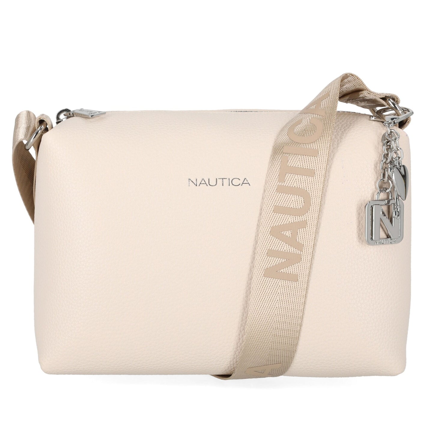 Bolso tipo bandolero con cinta bordada