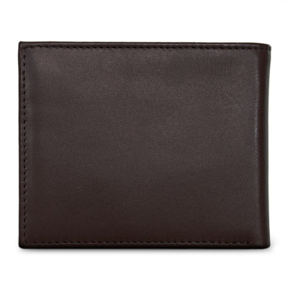Cartera de caballero doble con logo bordado