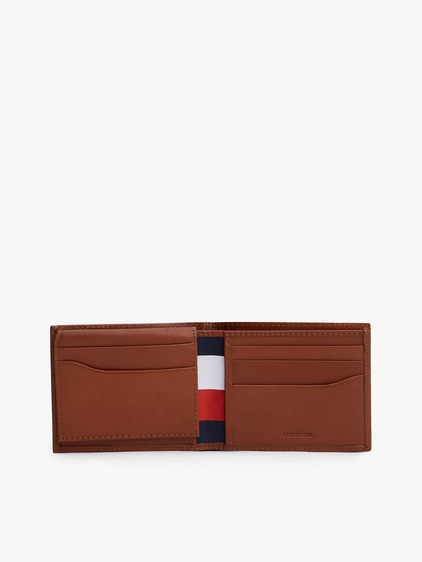 Cartera de cuero con porta identidad
