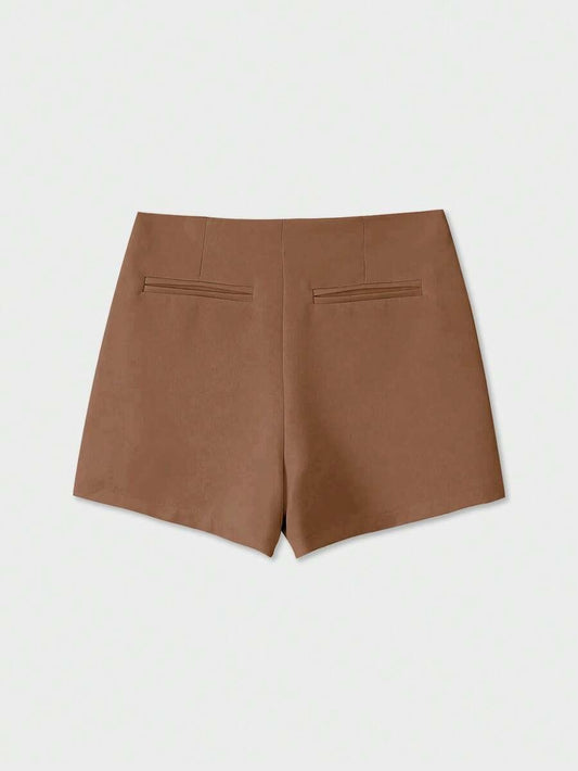 Pantalón corto asimétrico