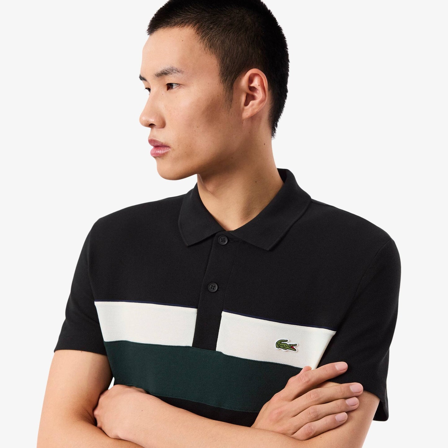 Chemise regular con colores combinados y logo