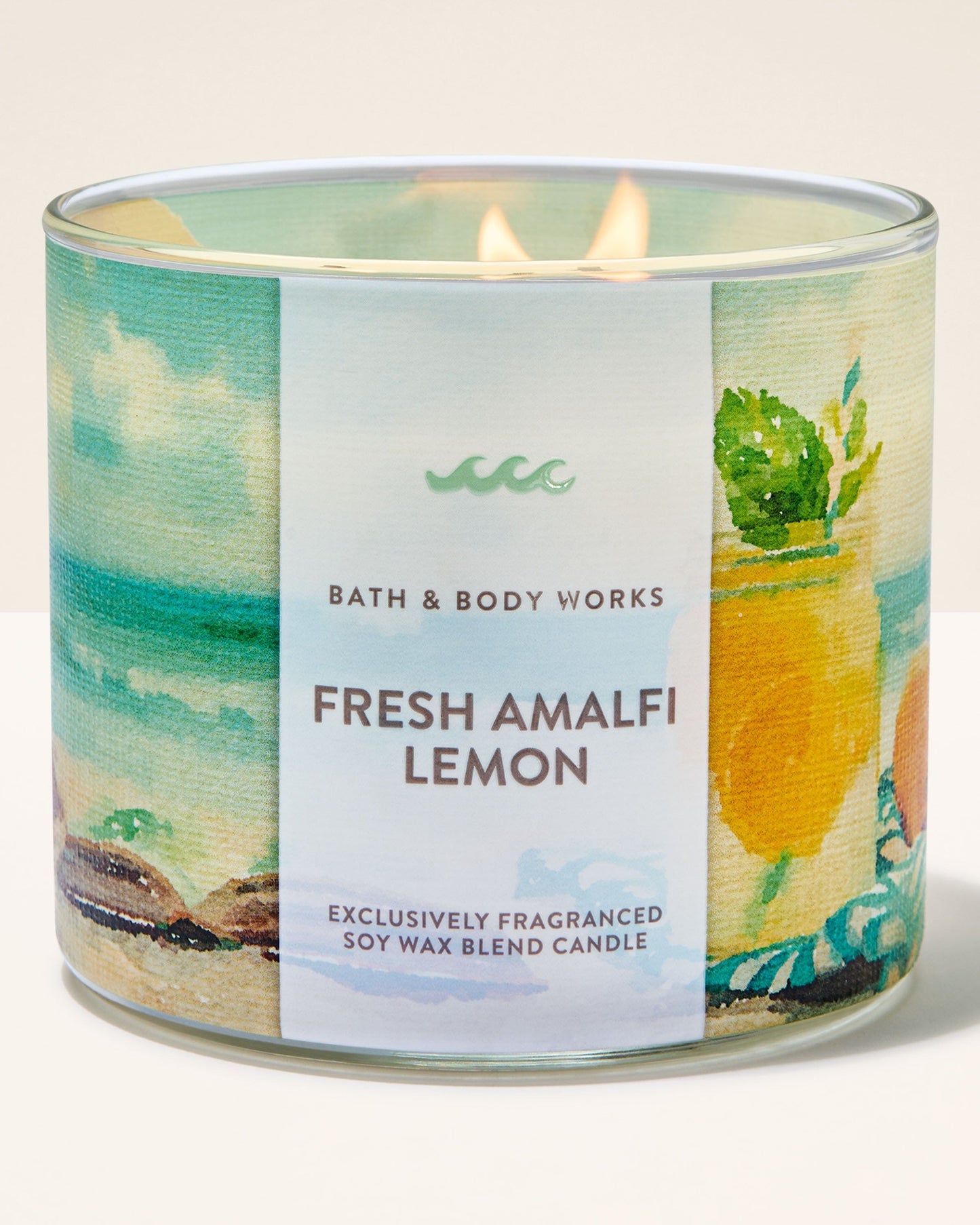 Vela 3 mechas Fresh Amalfi Lemon