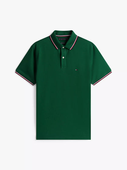 Chemise unicolor con cuello ribeteado