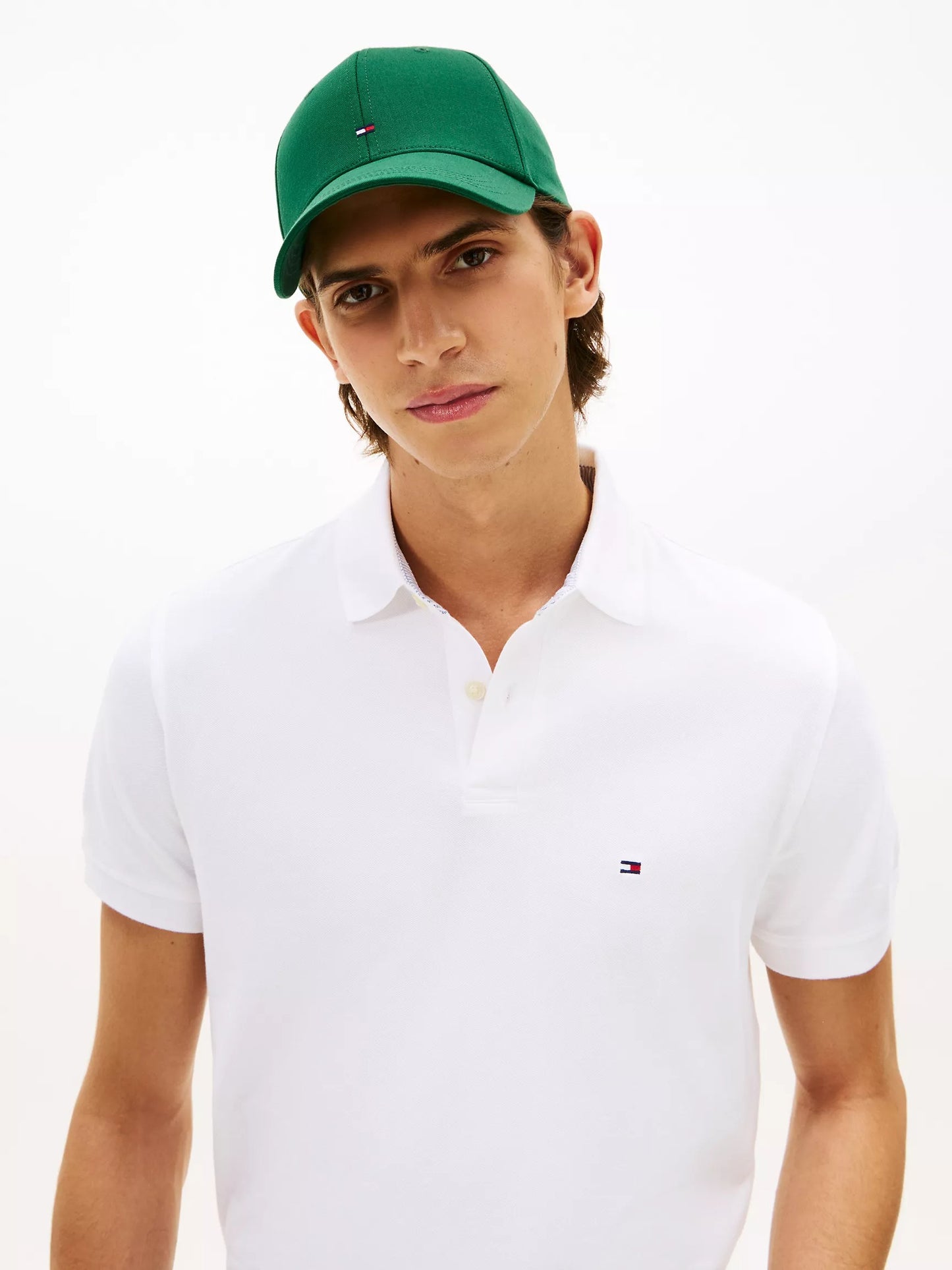 Chemise regular unicolor con logo