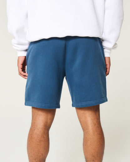 Shorts de algodón por encima de la rodilla